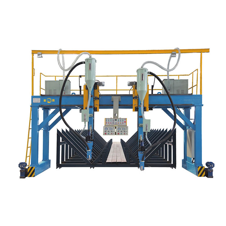 Como as máquinas de soldagem de viga H melhoram a eficiência da fabricação estrutural?